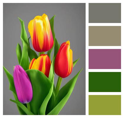 Ai Generated Bouquet Of Tulips Tulips Image